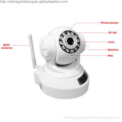 720P P2P Wireless webcam with H.264, PT ip camera support IR-CUT